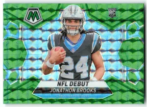 Jonathon Brooks 2024 Panini Mosaic Mosaic Green Panthers