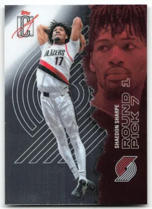 Shaedon Sharpe 2025-26 Topps Signature Class Chrome Trail Blazers