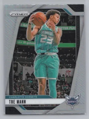 Tre Mann 2024-25 Panini Prizm Prizms Silver Charlotte Hornets