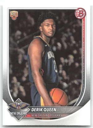 Derik Queen RC 2025-26 Bowman Pelicans