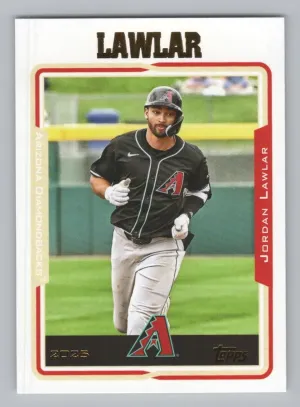 Jordan Lawlar 2025 Topps Archives Arizona Diamondbacks