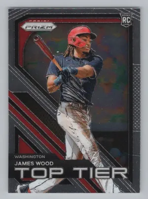 James Wood Rookie 2024 Panini Prizm Top Tier Washington Nationals