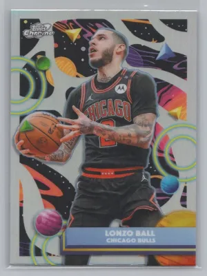 Lonzo Ball 2025-26 Topps Chrome Cosmic Refractor Chicago Bulls