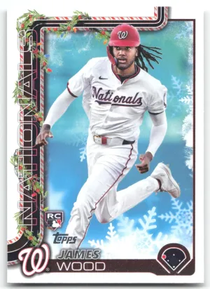 James Wood Rookie 2025 Topps Holiday Washington Nationals