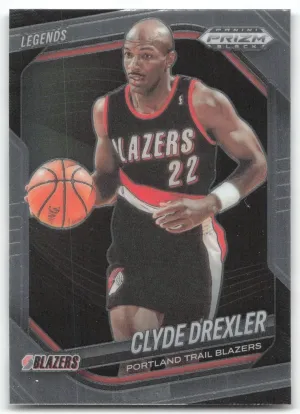 Clyde Drexler 2024-25 Panini Prizm Black Portland Trail Blazers