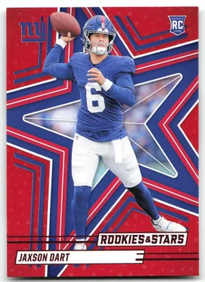 Jaxson Dart RC 2025 Panini Rookies & Stars Red Giants