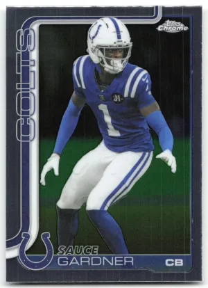 Sauce Gardner 2025 Topps Chrome Indianapolis Colts