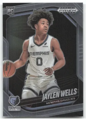 Jaylen Wells RC 2024-25 Panini Prizm Black Grizzlies