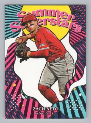 Zach Neto 2025 Topps Summer Superstars Los Angeles Angels