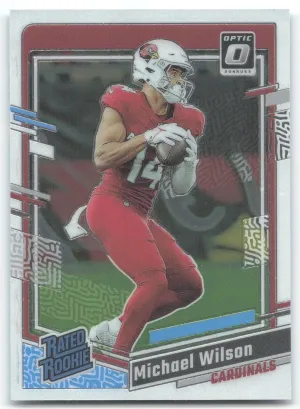 Michael Wilson Rookie 2023 Donruss Optic Arizona Cardinals