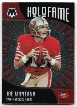 Joe Montana 2021 Panini Mosaic HoloFame San Francisco 49ers