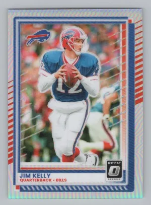 Jim Kelly 2025 Donruss Optic Holo Buffalo Bills