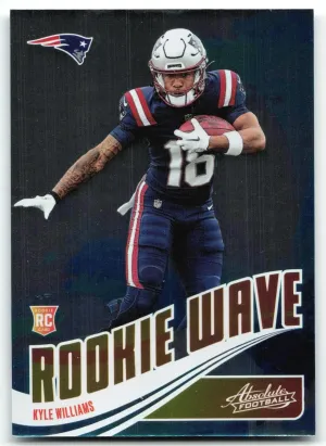 Kyle Williams RC 2025 Panini Absolute Rookie Wave Patriots