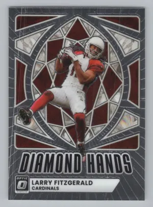 Larry Fitzgerald 2025 Donruss Optic Diamond Hands Cardinals