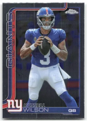 Russell Wilson 2025 Topps Chrome New York Giants