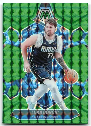Luka Doncic 2023-24 Panini Mosaic Green Dallas Mavericks