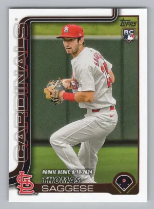 Thomas Saggese 2025 Topps Update Cardinals