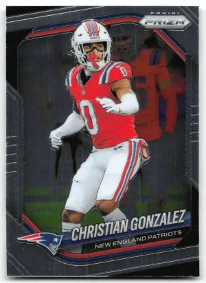 Christian Gonzalez 2025 Panini Prizm New England Patriots