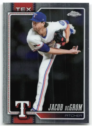 Jacob deGrom 2026 Topps Chrome Texas Rangers