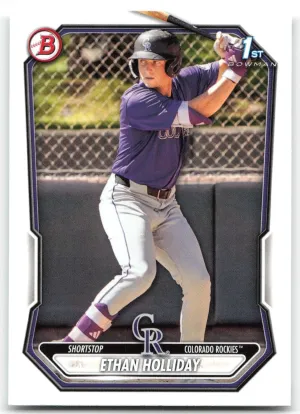 Ethan Holliday 2026 Bowman Prospects Colorado Rockies