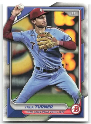 Trea Turner 2024 Bowman Philadelphia Phillies