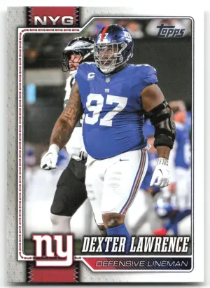 Dexter Lawrence 2026 Topps Flagship New York Giants