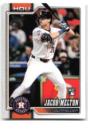 Jacob Melton Rookie 2026 Topps Houston Astros