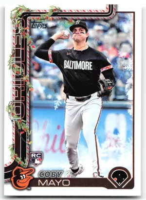 Coby Mayo Rookie 2025 Topps Holiday Baltimore Orioles