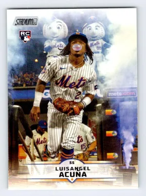 Luisangel Acuña RC 2025 Stadium Club New York Mets