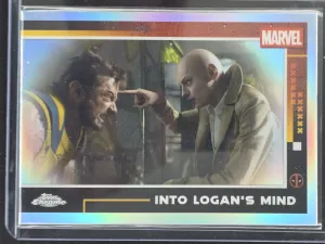 Into Logan's Mind 2025 Topps Chrome Marvel Deadpool Refractor