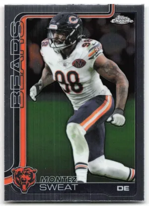 Montez Sweat 2025 Topps Chrome Chicago Bears