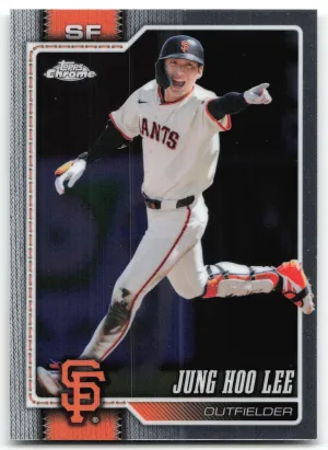 Jung Hoo Lee 2026 Topps Chrome San Francisco Giants