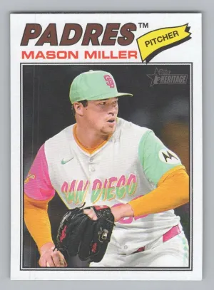 Mason Miller 2026 Topps Heritage San Diego Padres