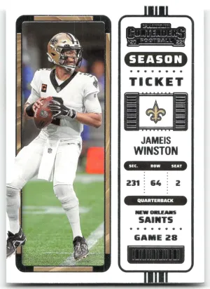 Jameis Winston 2022 Panini Contenders New Orleans Saints