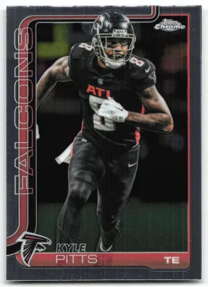Kyle Pitts 2025 Topps Chrome Atlanta Falcons