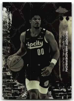 Scoot Henderson 2025-26 Topps Chrome Cactus Jack Portland Trail Blazers