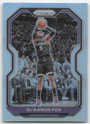 De'Aaron Fox 2020-21 Panini Prizm Silver Prizms Sacramento Kings