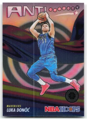 Luka Doncic 2023-24 Hoops Premium Stock Anti Gravity Dallas Mavericks