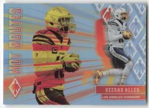 Keenan Allen 2020 Panini Phoenix Hot Routes Los Angeles Chargers