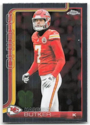 Harrison Butker 2025 Topps Chrome Kansas City Chiefs