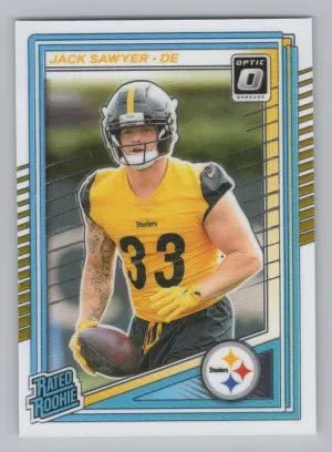 Jack Sawyer RC 2025 Donruss Optic Pittsburgh Steelers