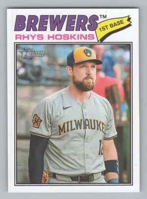 Rhys Hoskins 2026 Topps Heritage Milwaukee Brewers