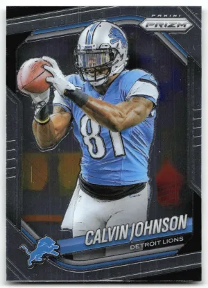 Calvin Johnson 2025 Panini Prizm Detroit Lions