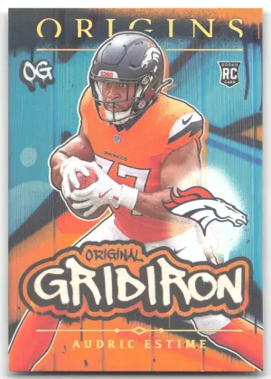 Audric Estime 2024 Panini Origins Original Gridiron Denver Broncos