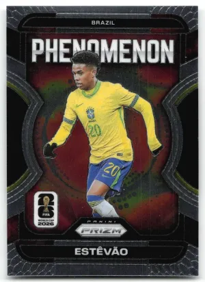 Estevao 2026 Panini Prizm FIFA World Cup Phenomenon Brazil