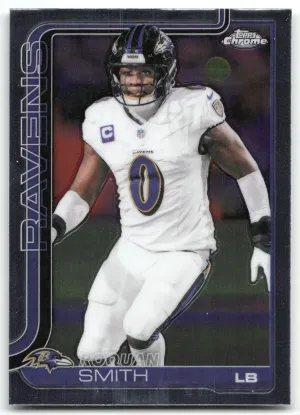 Roquan Smith 2025 Topps Chrome Baltimore Ravens