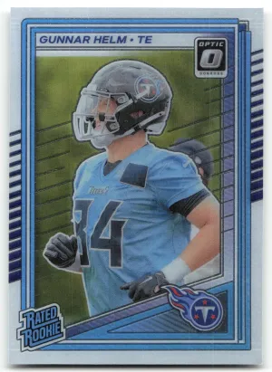 Gunnar Helm RC 2025 Donruss Optic Titans