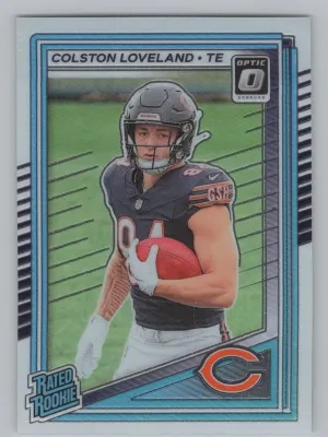 Colston Loveland RC 2025 Donruss Optic Chicago Bears