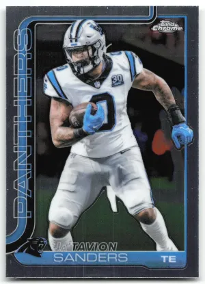 Ja'Tavion Sanders 2025 Topps Chrome Carolina Panthers