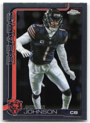 Jaylon Johnson 2025 Topps Chrome Chicago Bears